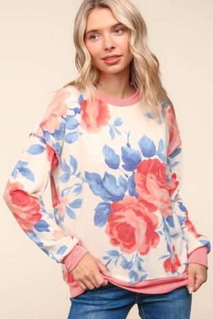 Floral Hacci Sweater