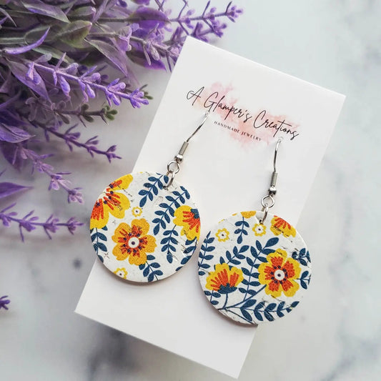 Yellow Navy Floral